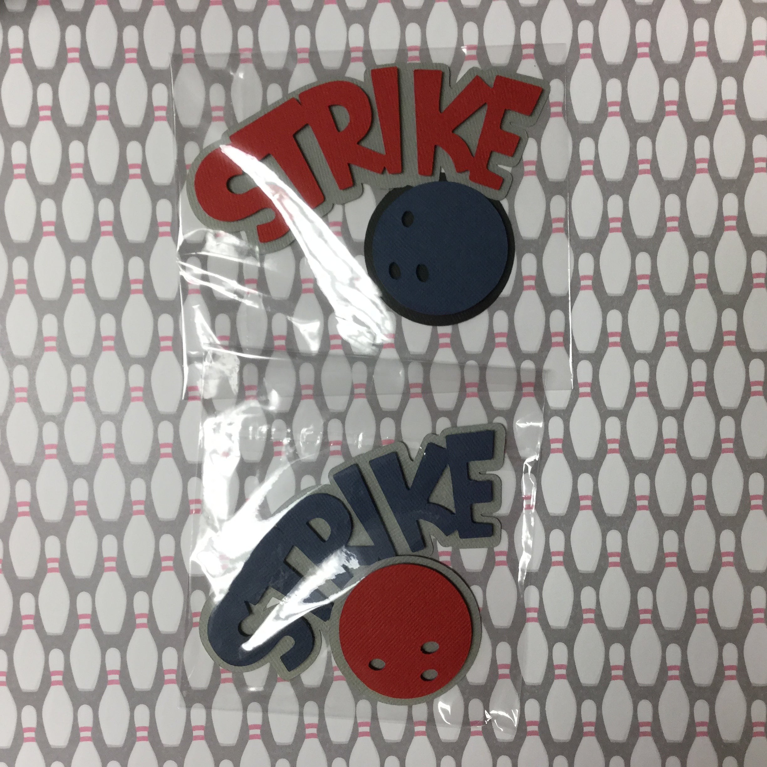STRIKE BOWLING BALL Sports Scrapbook DieCuts Scrapbooksrus