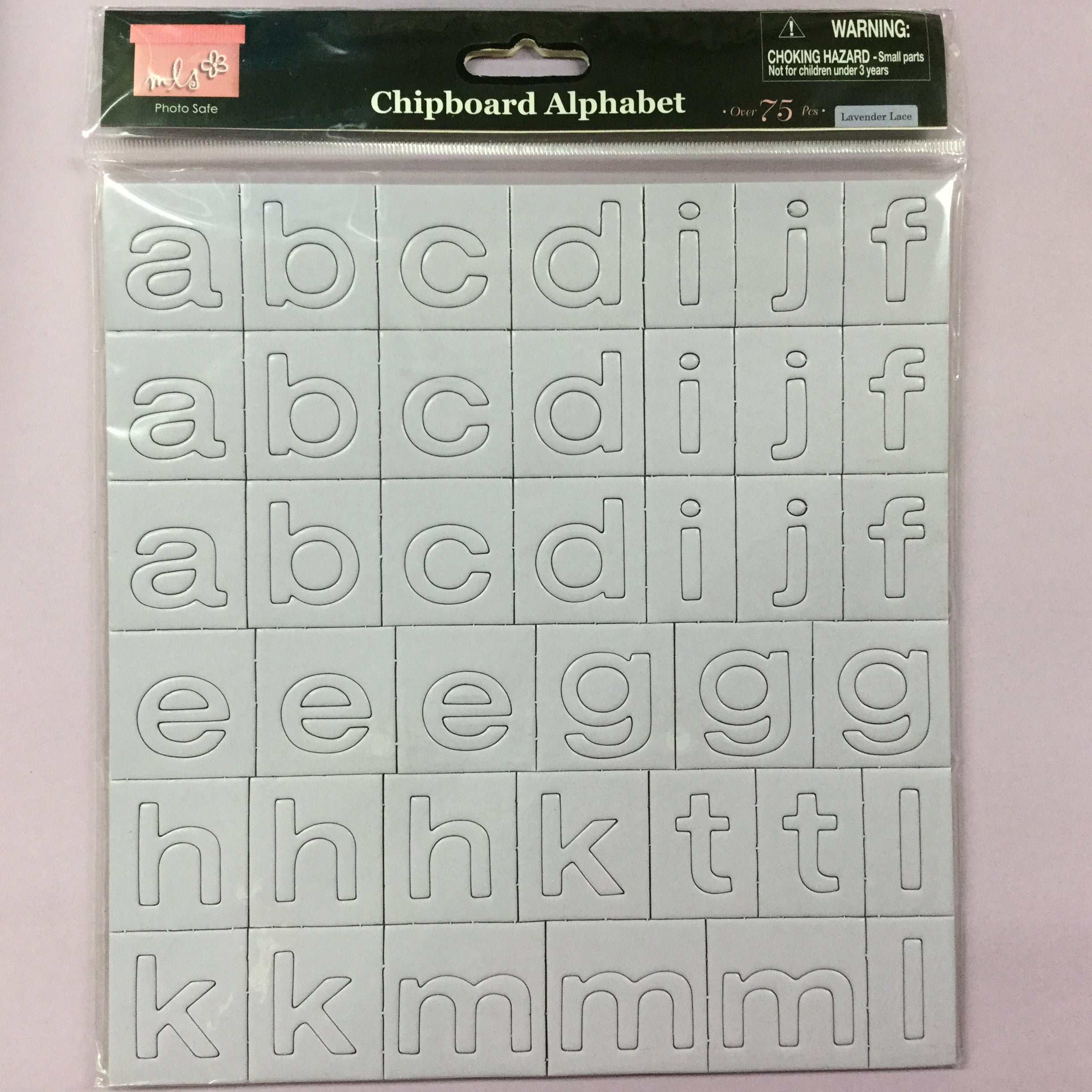 My Little Shoebox Photo Safe Chipboard Alphabet 75pc Scrapbooksrus