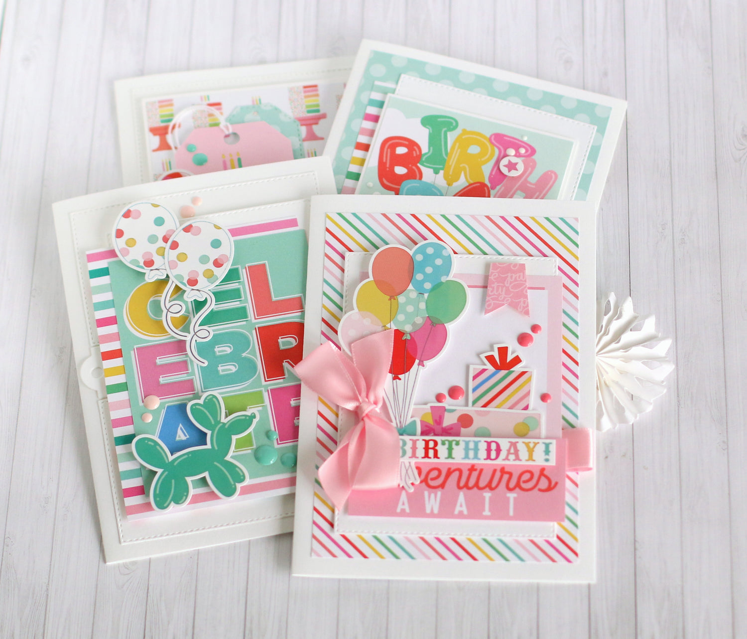 Echo Park Let’ s Party BORDER STRIPS 12"x12" Scrapbook Paper Scrapbooksrus