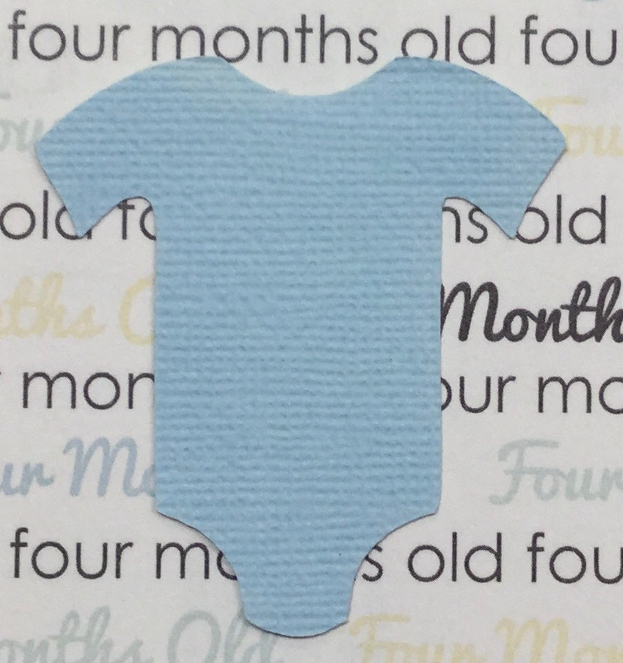 BABY ONESIES Custom Scrapbook Die Cut Embellishments