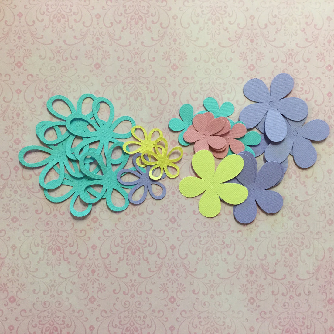 BAG OF FLOWERS Custom Scrapbook Die Cut Scrapbooksrus