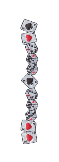 Playing CARDS & DICE Border Trim Stick-On 1pc
