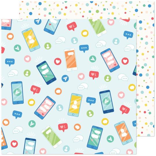 American Crafts FANTASTICO 12”x12” Paper Scrapbooksrus