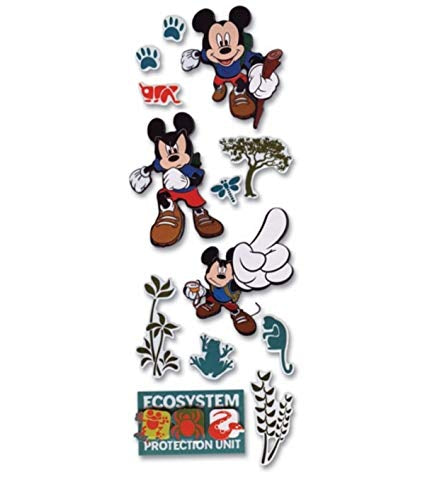 Disney Ek Success MICKEY EXPLORER Stickers 13pc Scrapbooksrus