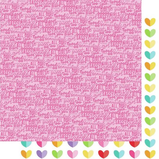 Carta Bella 12"x12" MY CANDY GIRL 13pc COLLECTION KIT Scrapbooksrus