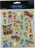 Sticker King COWBOYS AND INDIANS Stickers 29pc. Scrapbooksrus