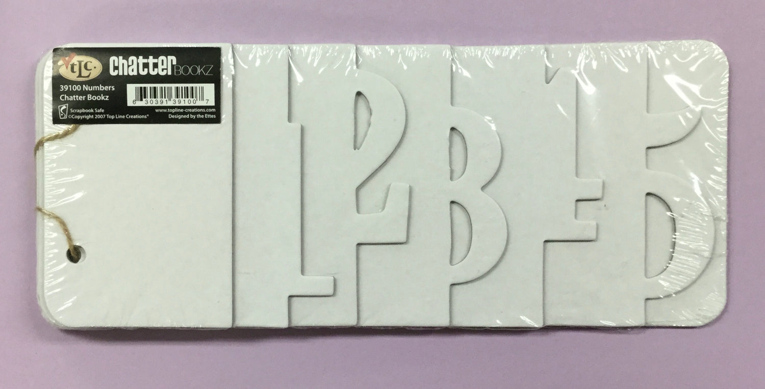 TLC NUMBERS Chatter Bookz 39100 Scrapbooksrus