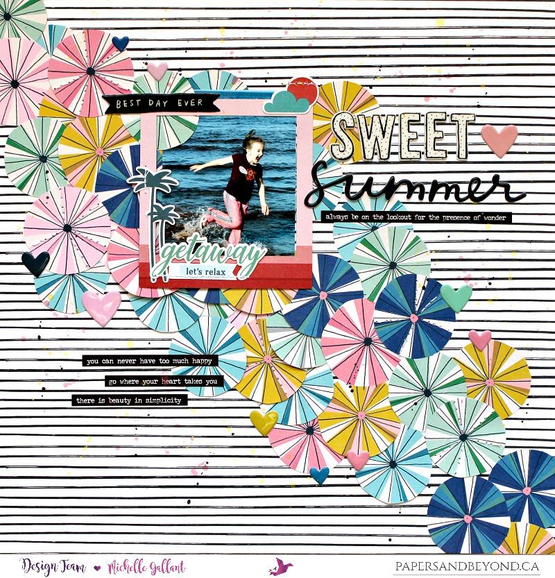 Pinkfresh Studio Out and About STITCHED FRAMES 6 pc Scrapbooksrus