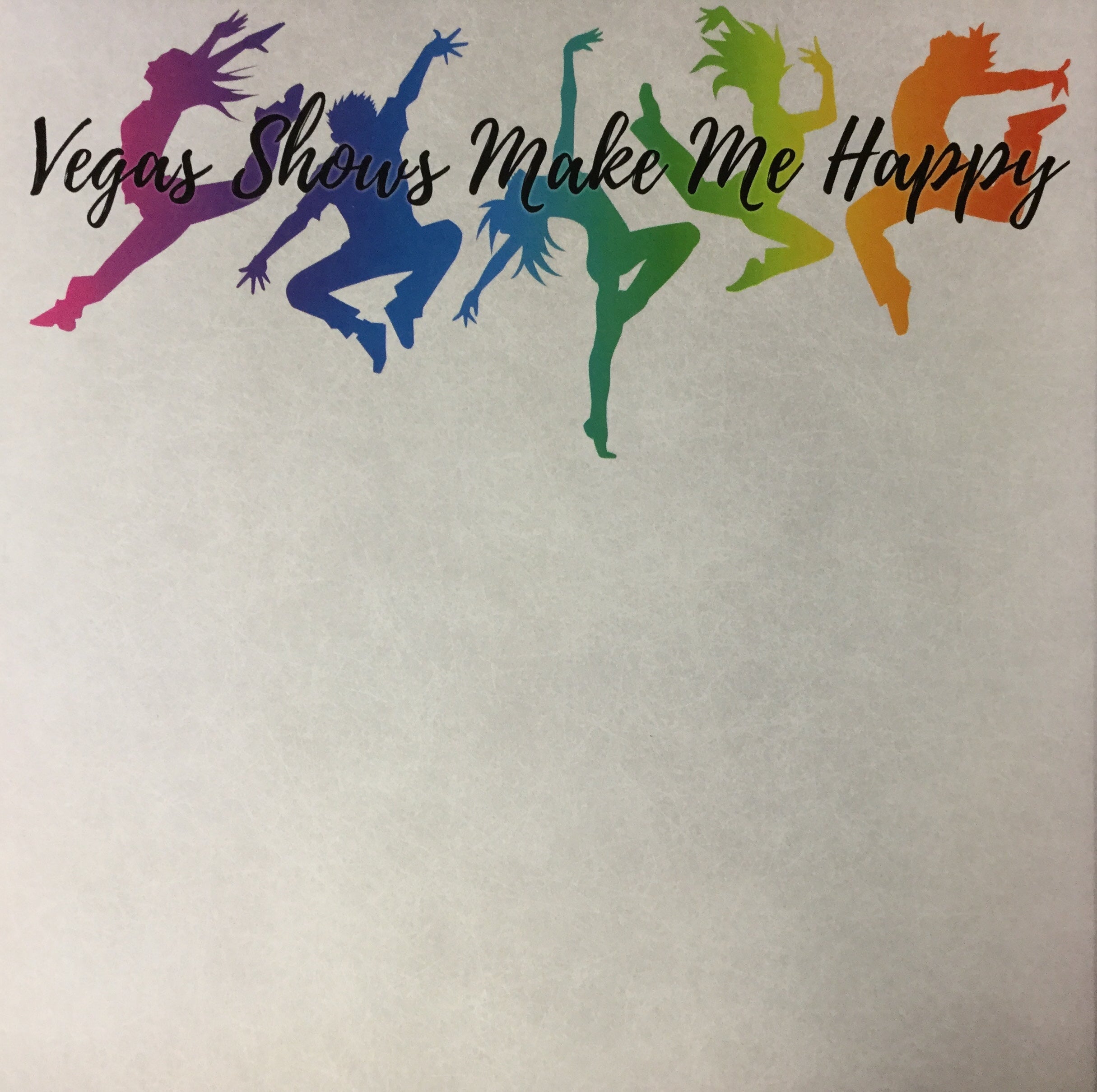 Neon VEGAS SHOWS 12"X12" Travel Paper Scrapbooksrus