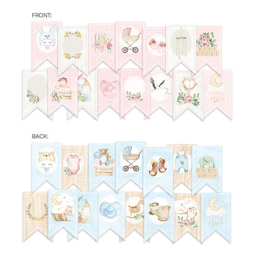 P13 BABY JOY Paper DieCut Garland 15 pc. Scrapbooksrus