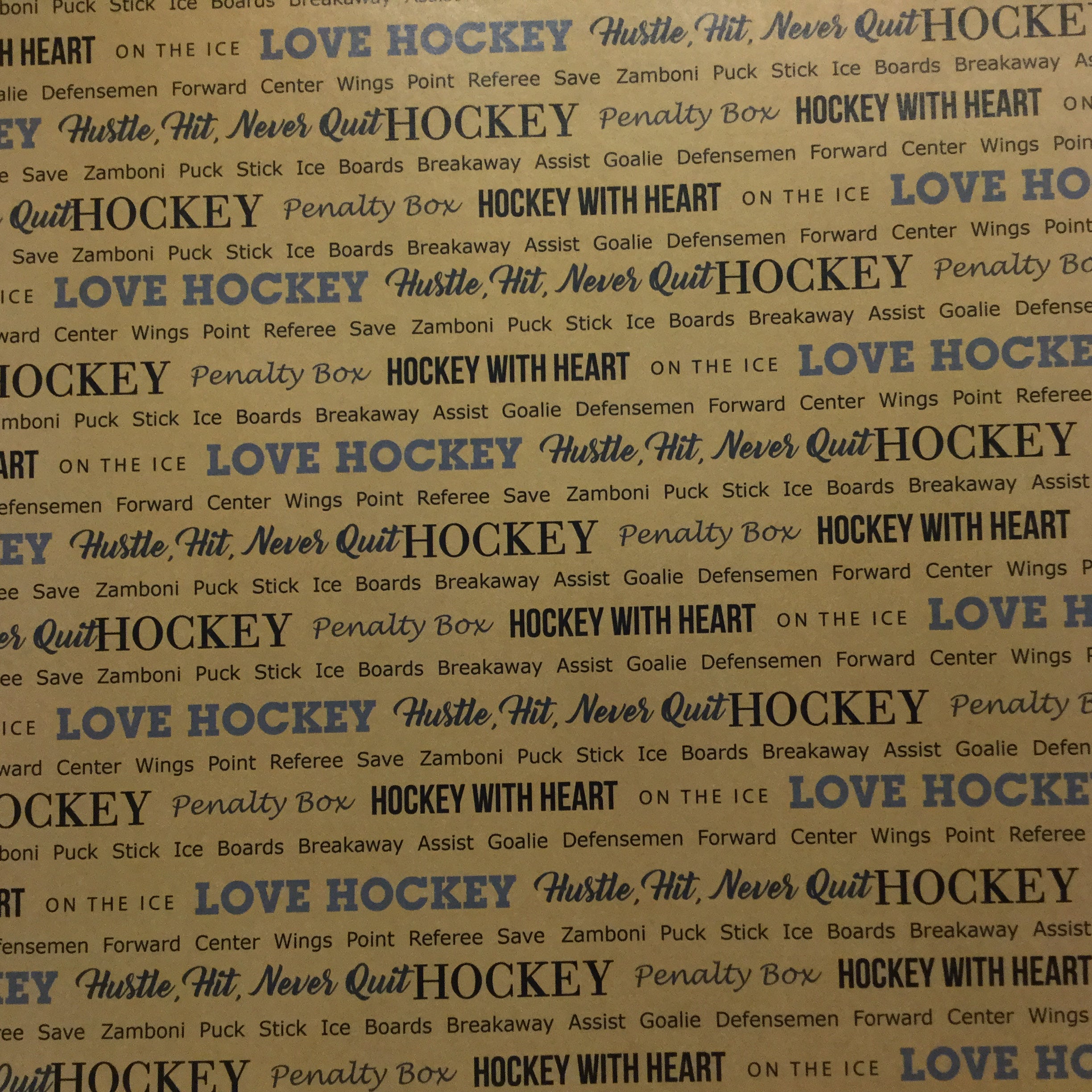 HOCKEY PRIDE 2 Sports 12x12 Scrapbook Paper Scrapbooksrus