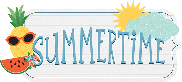 Echo Park 12"x12" SUMMERTIME 13pc COLLECTION KIT Scrapbooksrus