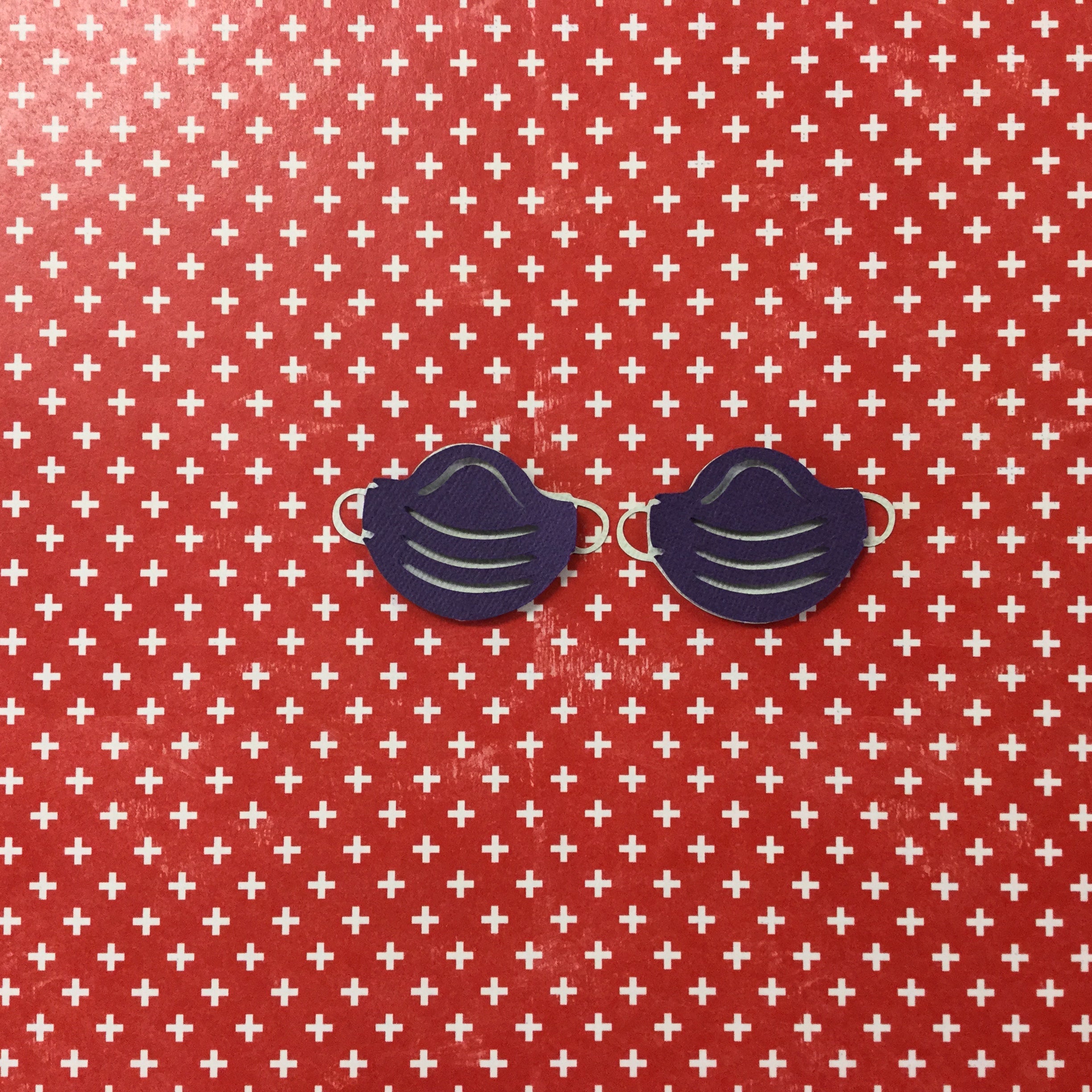 Corona FACE MASK Covid-19 Quarantine Scrapbook DieCuts Scrapbooksrus