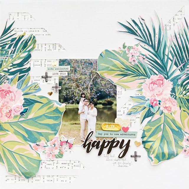 Maggie Holmes Chasing Dreams HELLO BEAUTIFUL 12"X12" Cardstock Paper