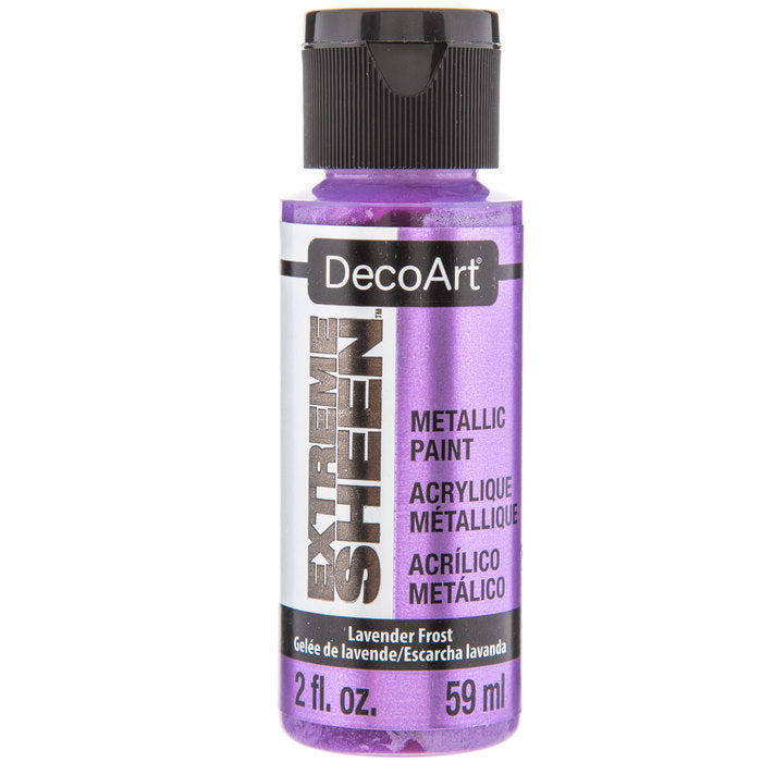 DecoArt Extreme Sheen LAVENDER FROST Metallic Acrylic Paint 2oz Scrapbooksrus