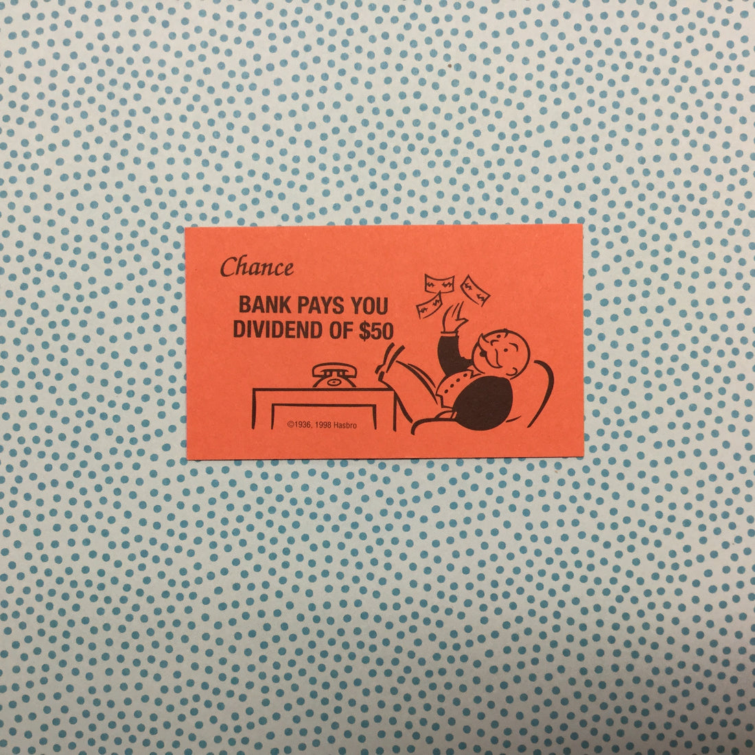 Monopoly CHANCE Playing Cards Embellishment Scrapbooksrus