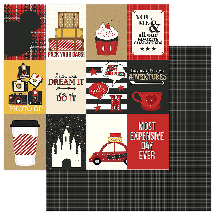 Colorplay A Day At The Park 3x4 CARDS 12"x12" Paper Scrapbooksrus