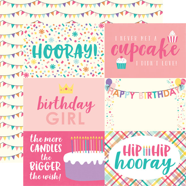 Echo Park HAPPY BIRTHDAY GIRL 13pc 12”x12” Collection Kit Scrapbooksrus
