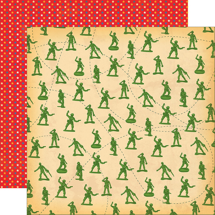 Carta Bella Toy Box THIS WAY MEN 12"x12" Paper Scrapbooksrus