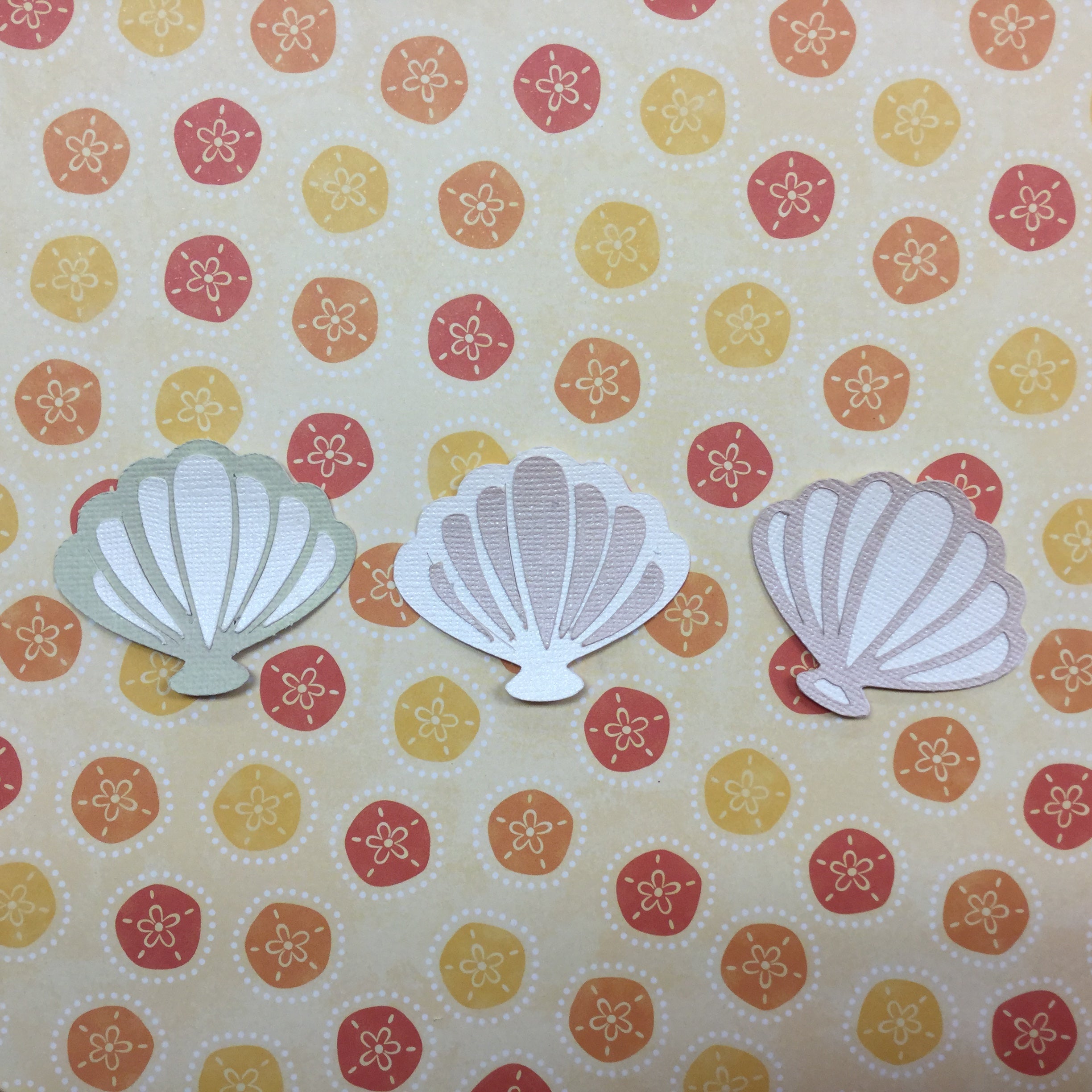 SEASHELLS Diecut Beach Scrapbook Die Cuts Scrapbooksrus