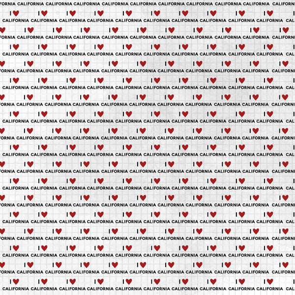 CALIFORNIA ADVENTURE MAP Double Sided 12X12 Paper Scrapbook Customs Scrapbooksrus