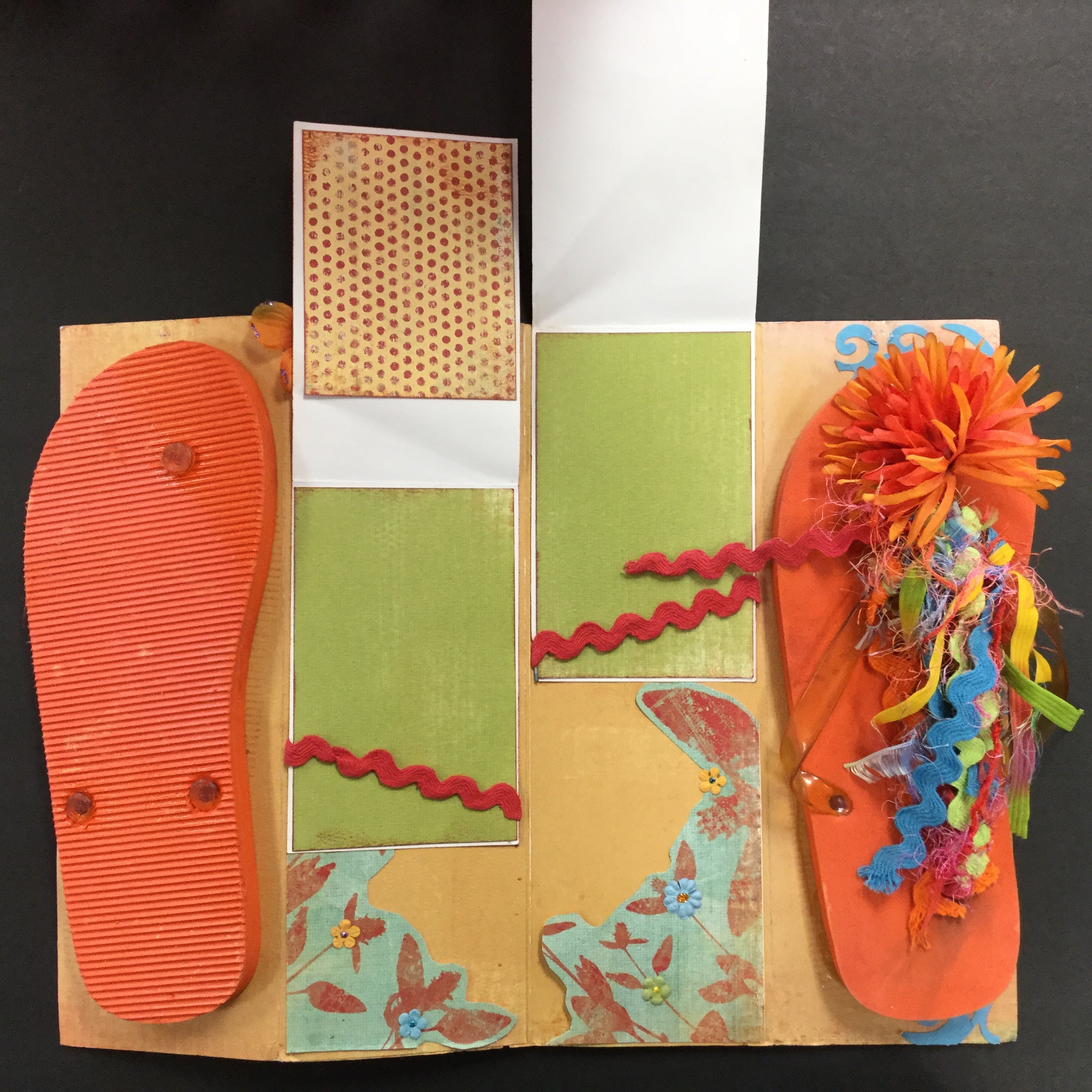 Summer FLIP FLOP Scrapbook Album Kit Scrapbooksrus