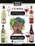Wine I LOVE WINE Scrapbook Customs Stickers 8pc Scrapbooksrus