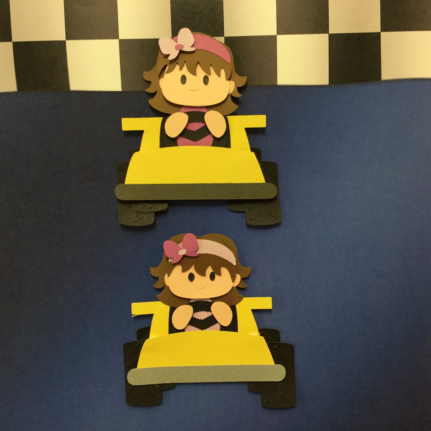 READY SET GO GIRL Racing Scrapbook Die Cuts Scrapbooksrus