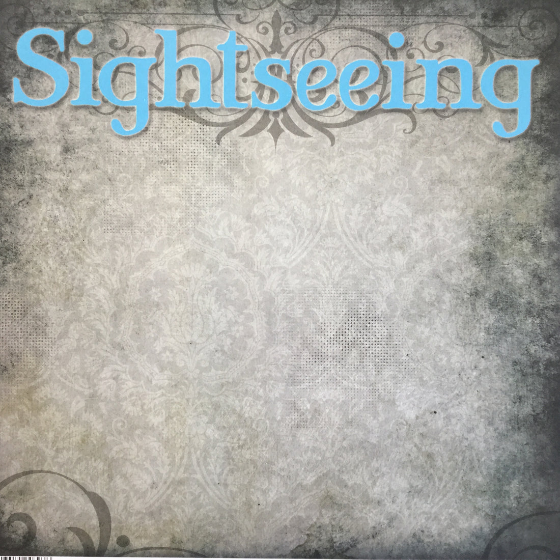 Old Antique SIGHTSEEING 12"X12" Travel Scrapbook Paper @Scrapbooksrus LasVegas