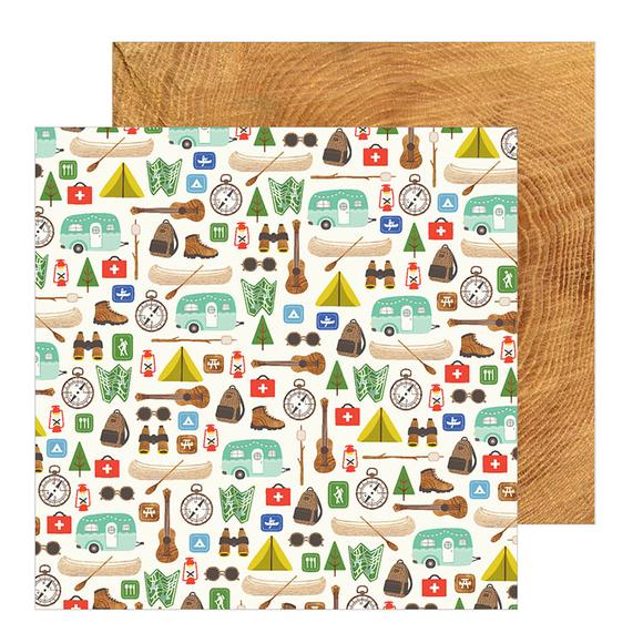 AC Dear Jen Hadfield Chasing Adventures THE GREAT OUTDOORS 12"X12" Paper Scrapbooksrus