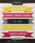LAS VEGAS LIGHTS Banner Stickers 5 pc Scrapbook Customs Scrapbooksrus