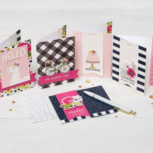 Pebbles Jen Hadfield MY BRIGHT LIFE 12"X12" Paper Pad 48 Scrapbooksrus