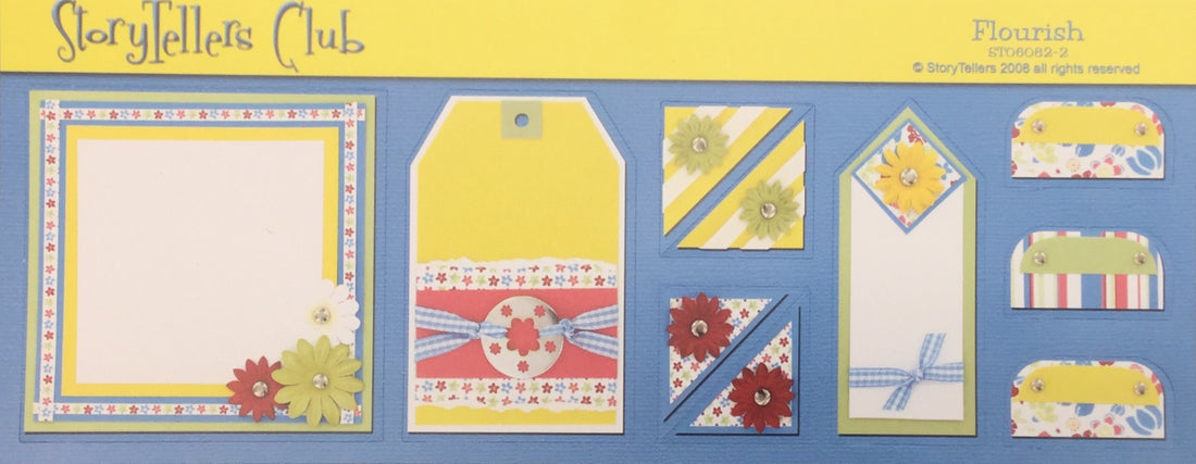 StoryTellers FLOURISH 2-2 DIECUTS 3”X13"