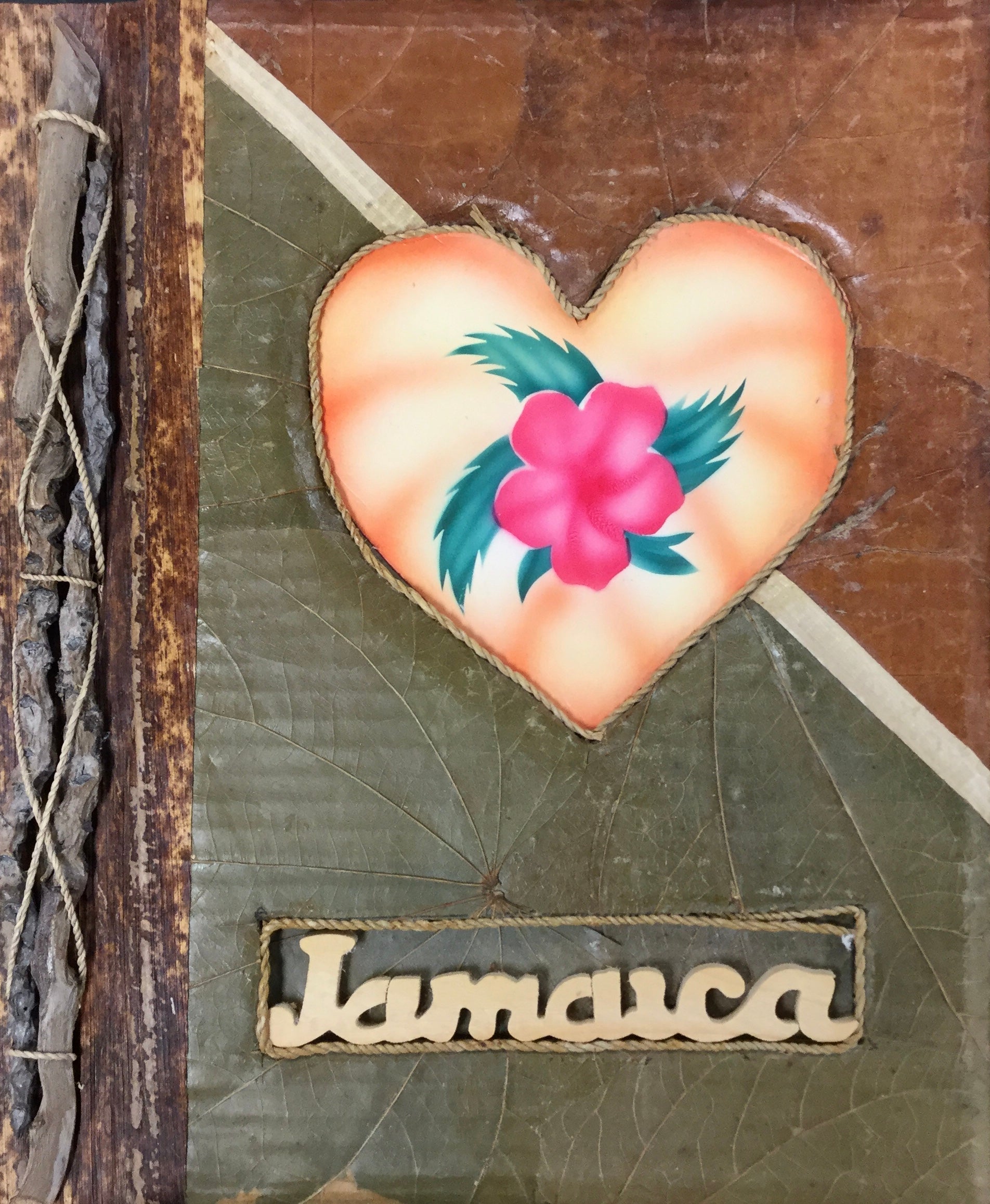 Vintage 20 Page JAMAICA Scrapbook Photo Album Scrapbooksrus