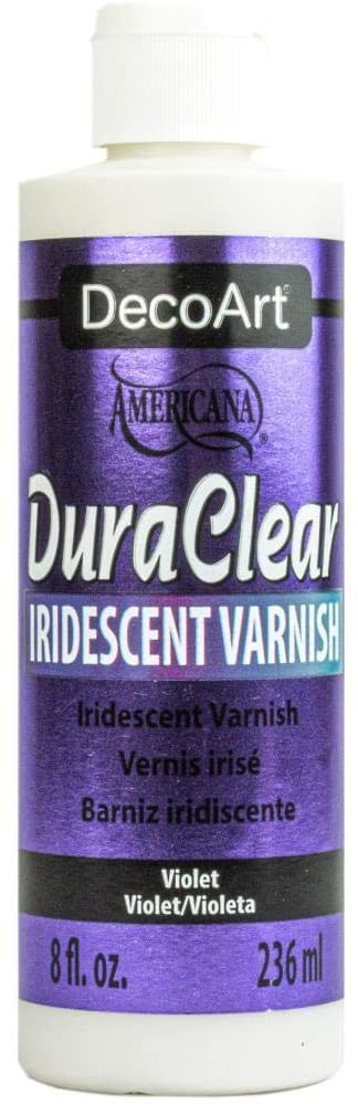 DecoArt Americana DuraClear VIOLET IRIDESCENT VARNISH 8oz Scrapbooksrus