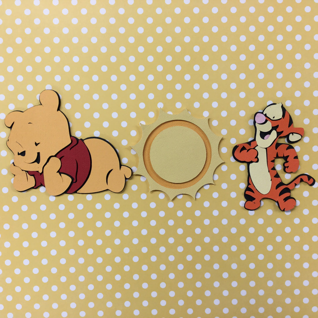 POOH AND TIGGER Handmade Die Cut Set Scrapbooksrus