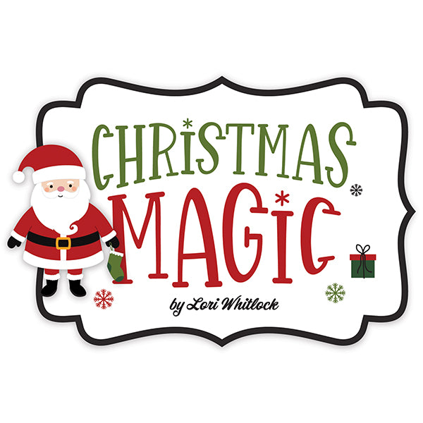 Echo Park 6"x12" CHRISTMAS MAGIC Chipboard Phrases 30pc Scrapbooksrus
