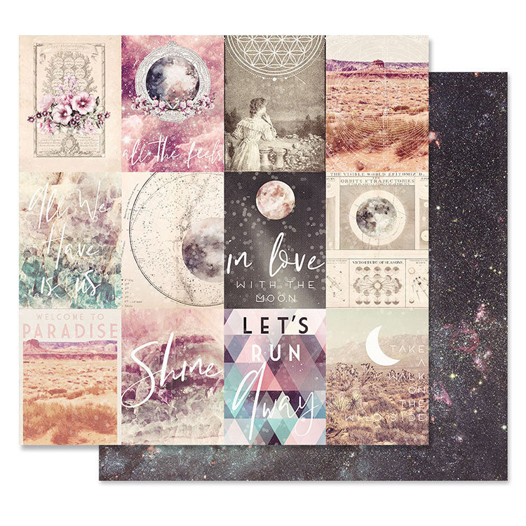 Prima Moon Child IN LOVE WITH THE MOON 12X12 Scrapbook Paper Scrapbooksrus