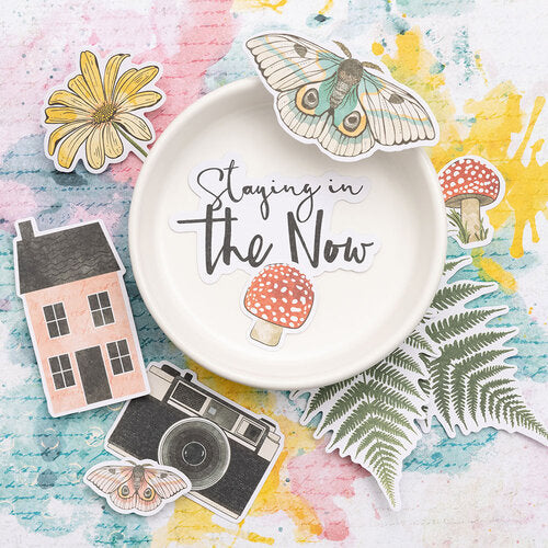 American Crafts Vicki Boutin FERNWOOD Icon Ephemera DieCuts 50pc Scrapbooksrus