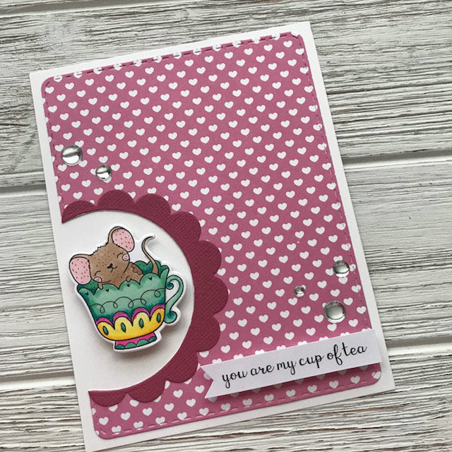 Pink&Main SILVER Glossy Dots 77pc. Scrapbooksrus