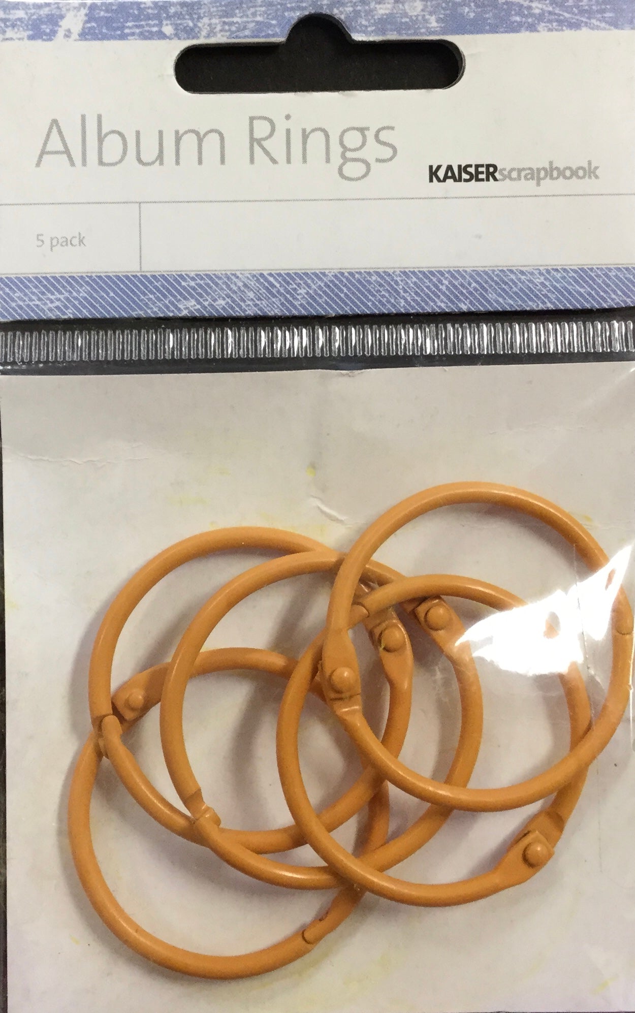 Kaisercraft MANGO Album Rings 5pc Scrapbooksrus