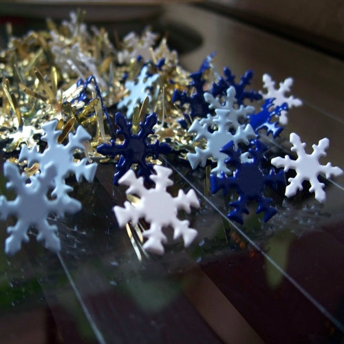 Creative Winter Snowflake Paper Fastener Brads Scrapbooksrus