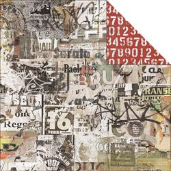 Kaisercraft ATTITUDE Double-Sided 12"X12" Cardstock Sheet - Scrapbook Kyandyland