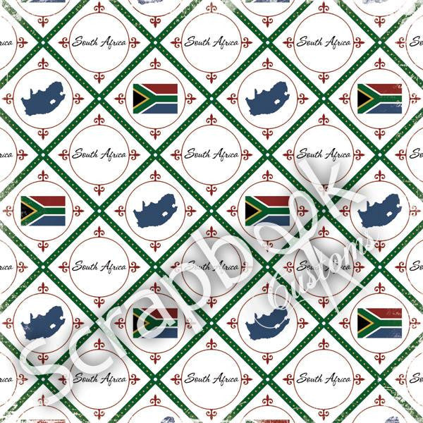 Discover South Africa Travel 12"x12" Scrapbook Papers - Scrapbooksrus