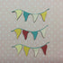 Welcome Baby Girl PENNANT FLAG Custom Scrapbook Die Cut Embellishment Scrapbooksrus