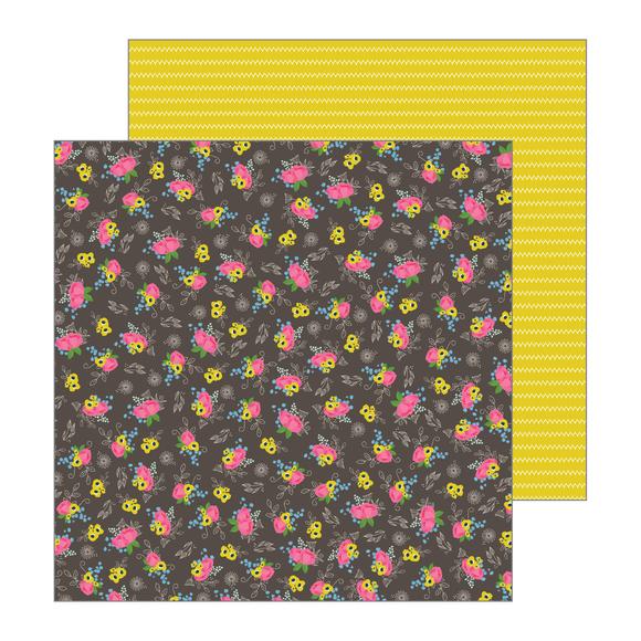Pebbles Jen Hadfield MY BRIGHT LIFE 12"X12" Paper Pad 48 Scrapbooksrus