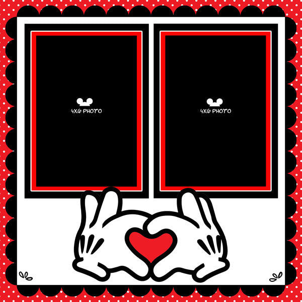 Disney MOUSIN’ AROUND LAYOUT RIGHT DS 12"X12" Paper Scrapbooksrus