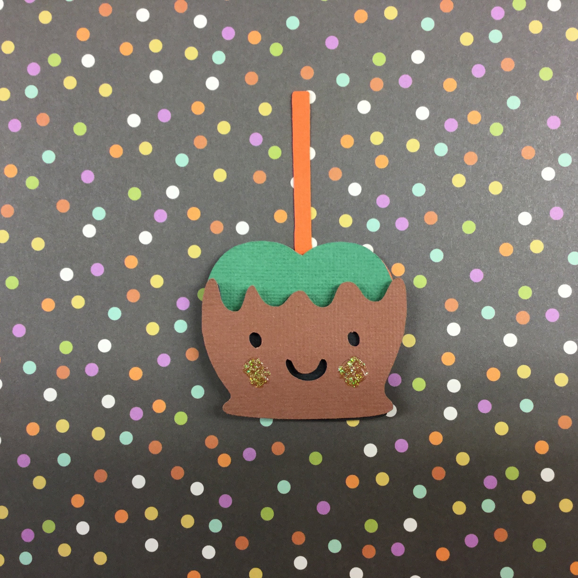 CANDY APPLE 3D Fall Halloween Custom Diecuts Scrapbooksrus