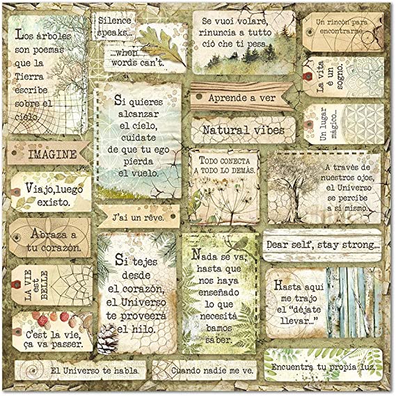 Stamperia FOREST 12"X12" Paper Pad Scrapbooksrus