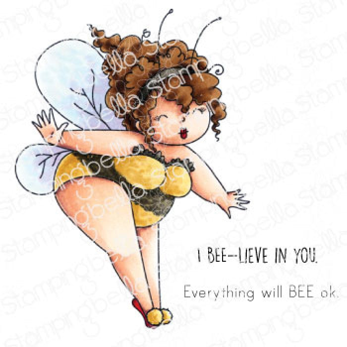 Stampingbella The Edna Collection EDNA THE BUMBLEBEE Stamp 3pc. Scrapbooksrus